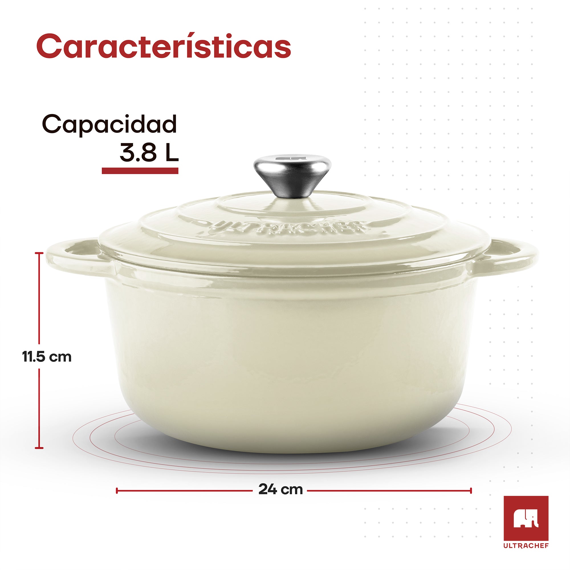 Olla de Hierro Fundido Esmaltado