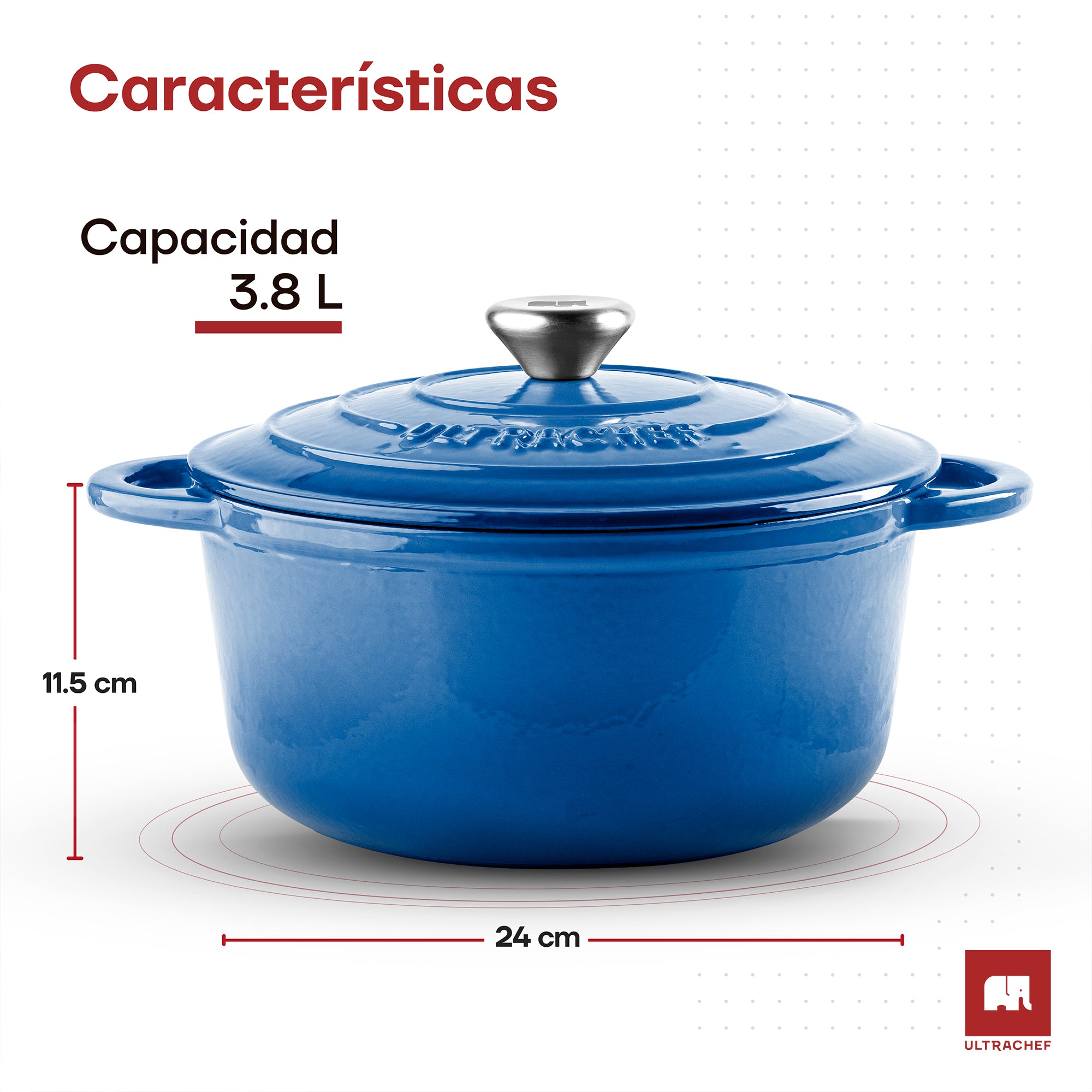 Olla de Hierro Fundido Esmaltado