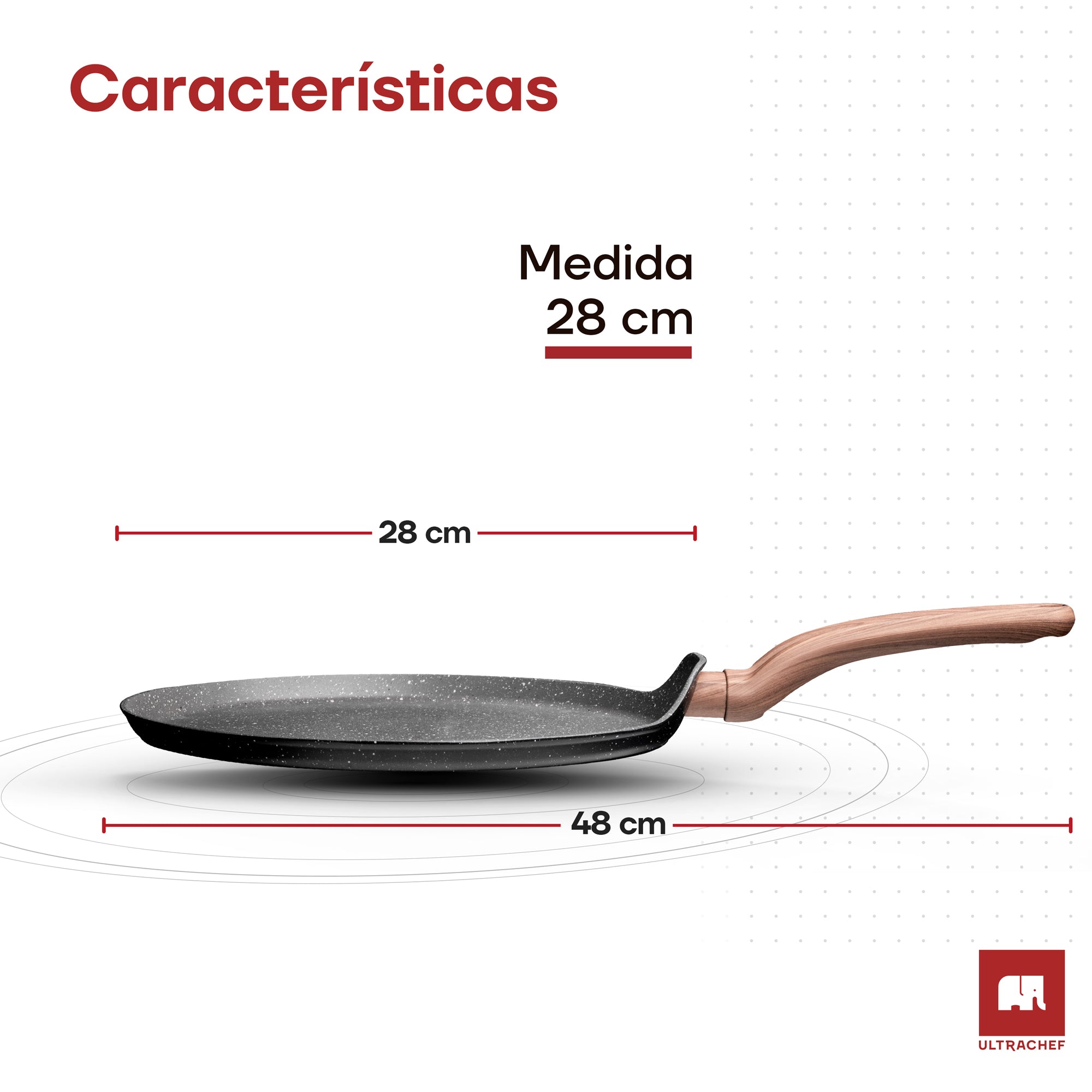 Crepera Antiadherente de Piedra de Alemania Master Stone