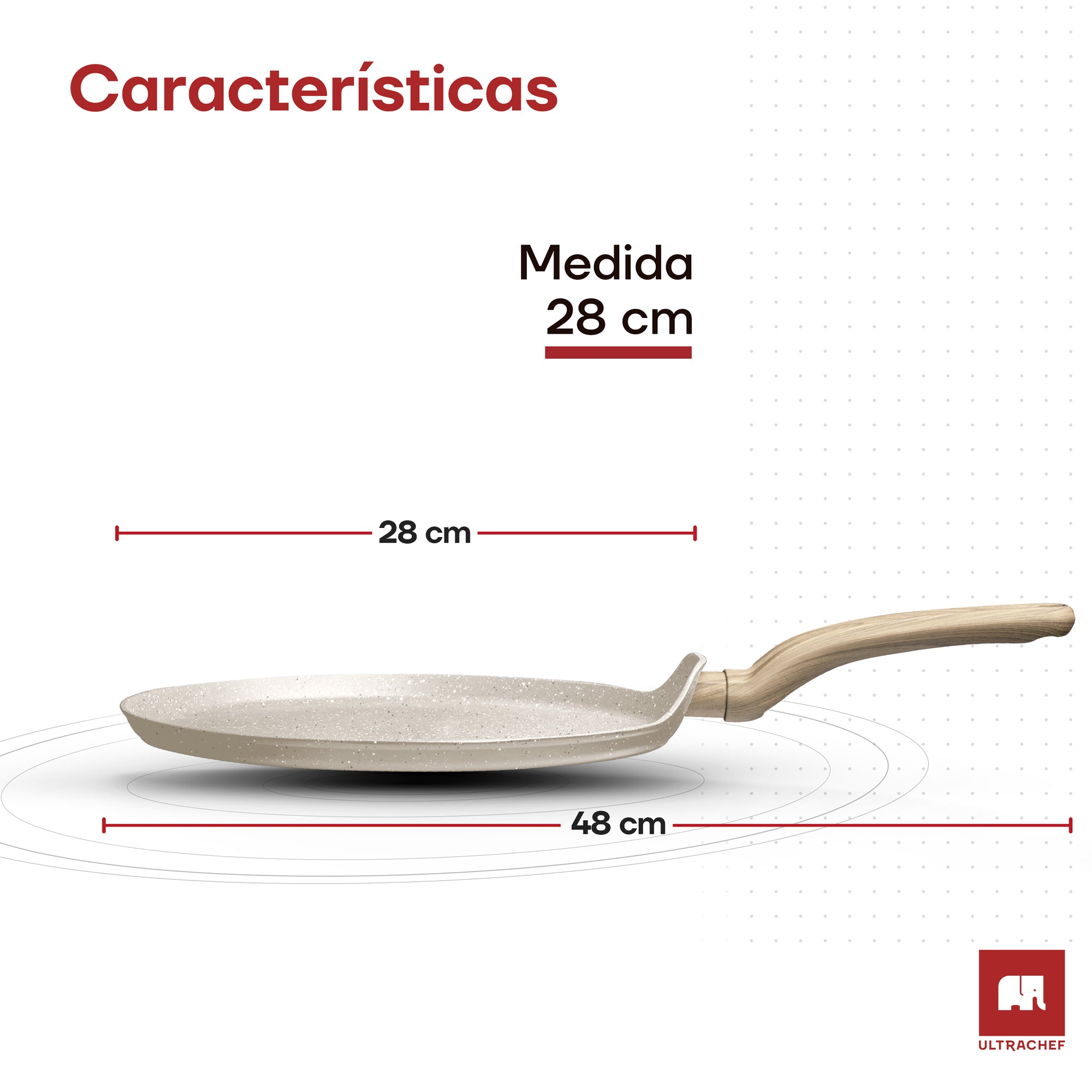 Crepera Antiadherente de Piedra de Alemania Master Stone