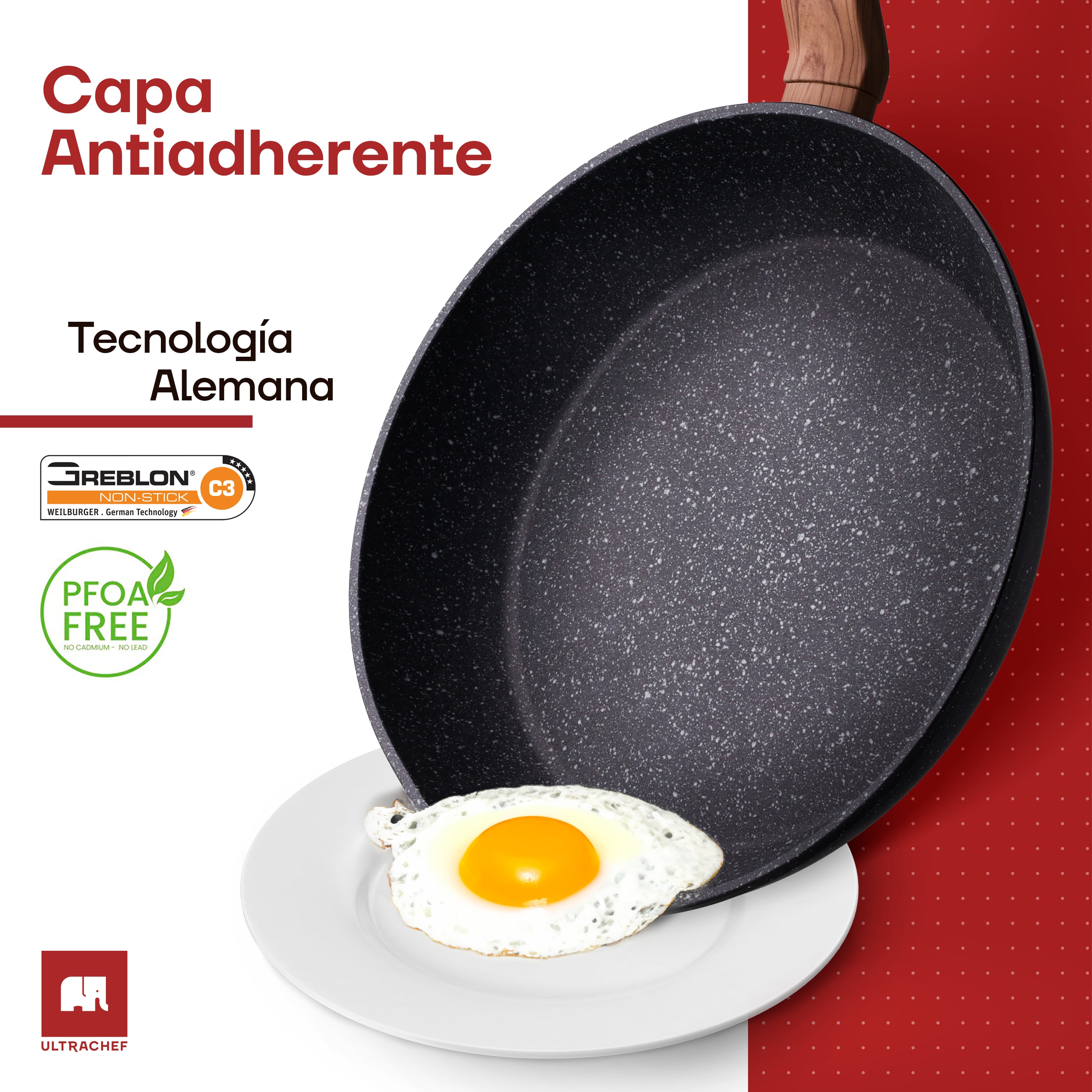 Batería de cocina y Juego de Sartenes, Ollas y Crepera Master Stone