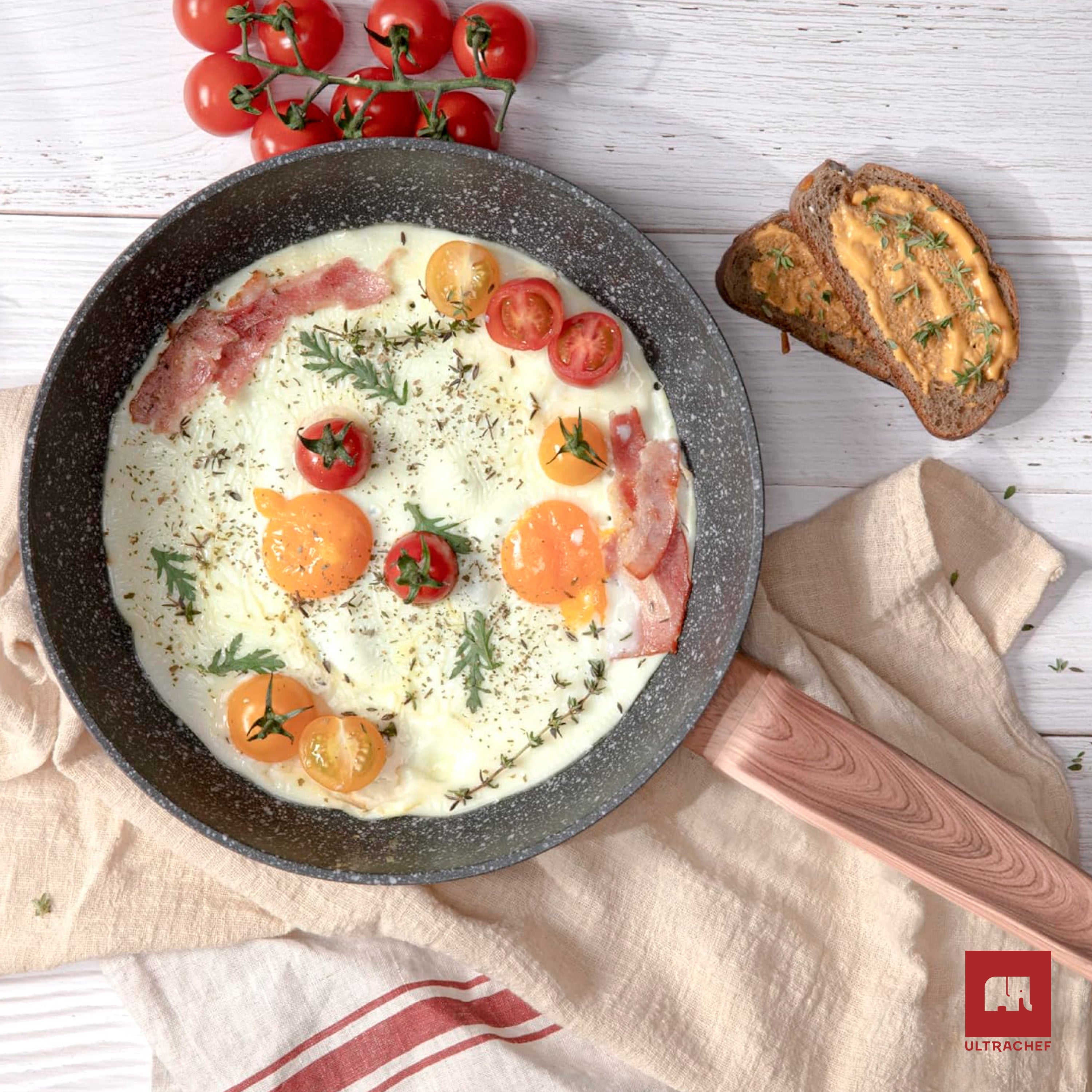 Batería de cocina y Juego de Sartenes, Ollas y Crepera Master Stone