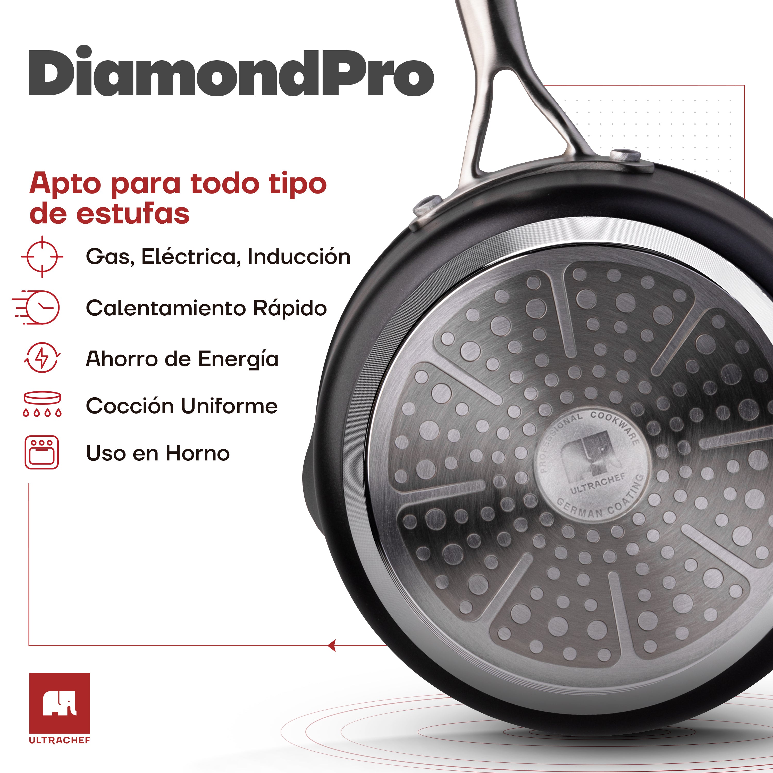 Olla Chica Antiadherente Diamond Pro