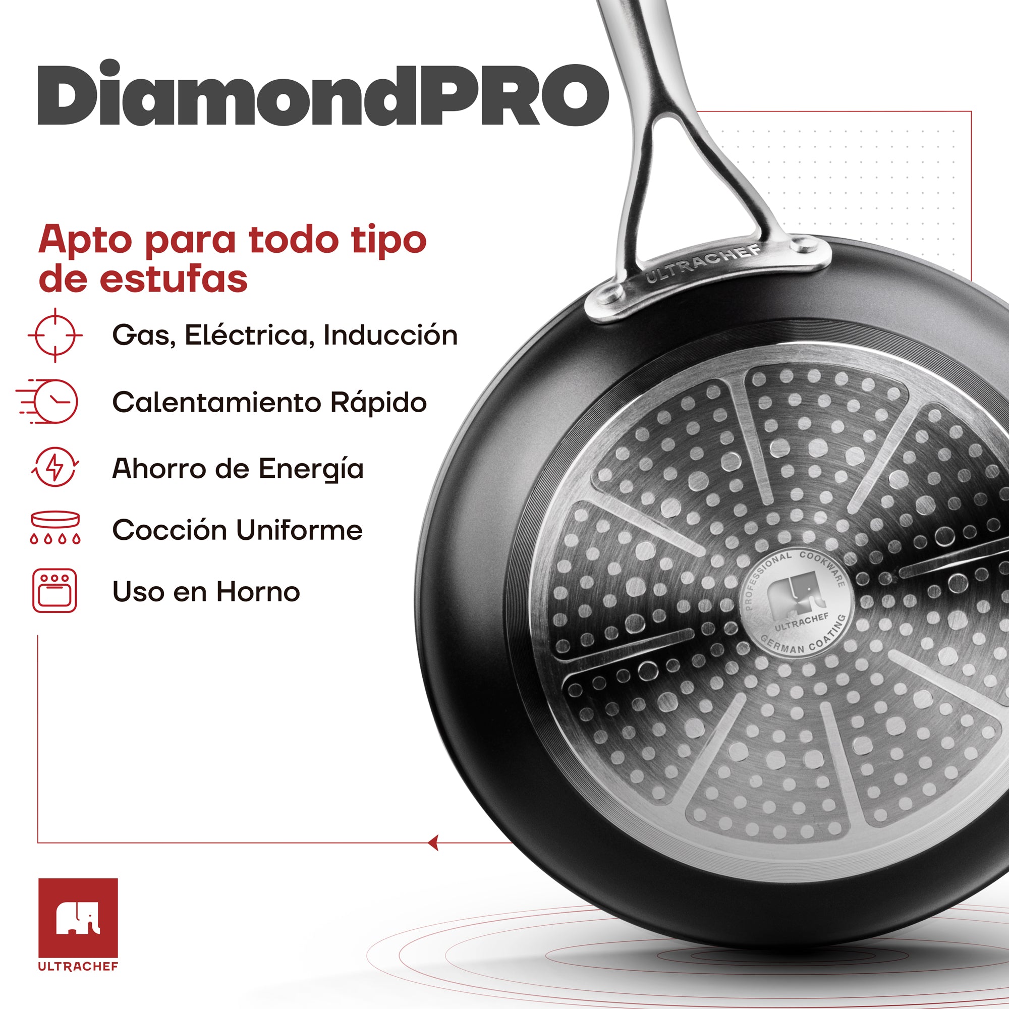 Sartén Antiadherente Diamond Pro