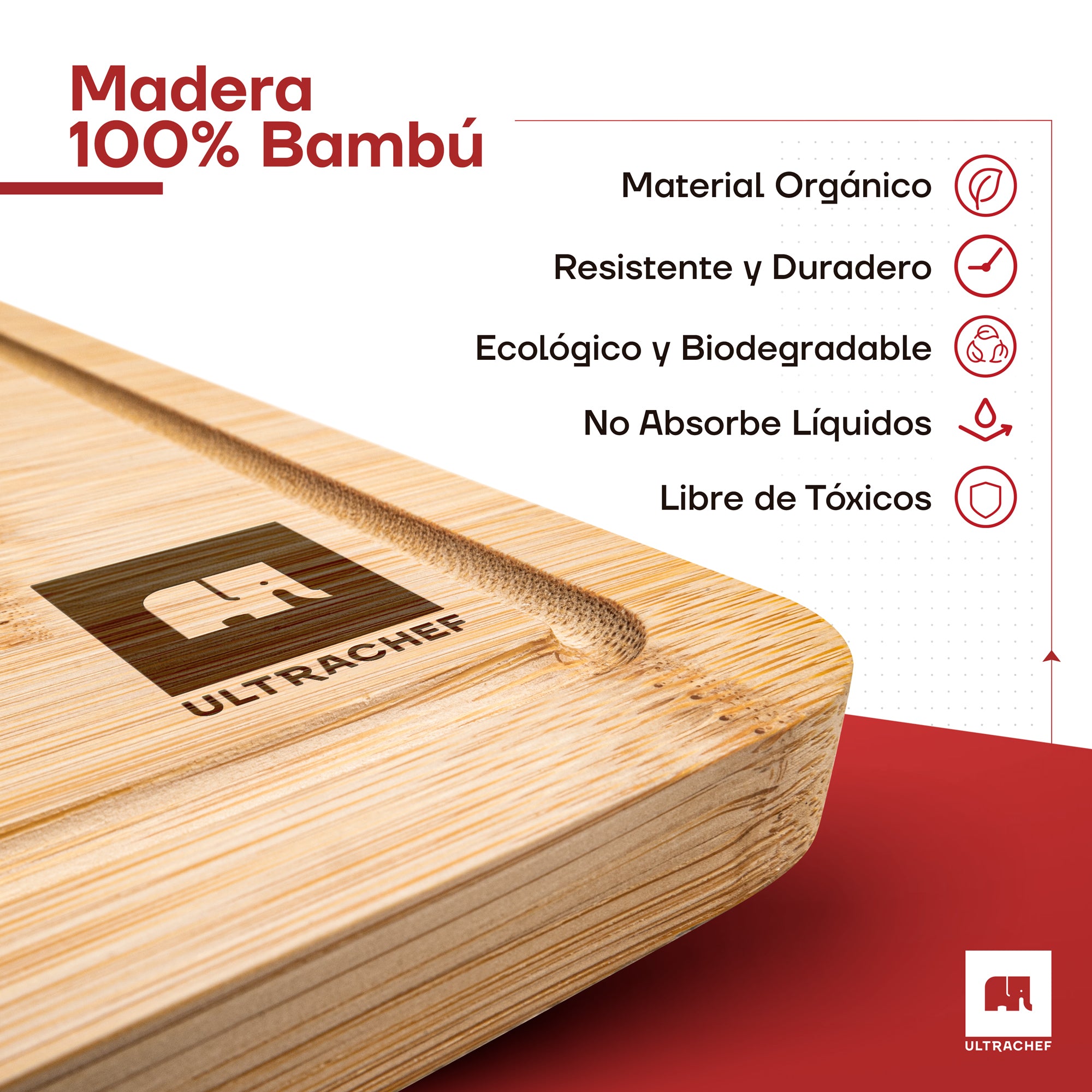 Tablas para Picar de Bambú