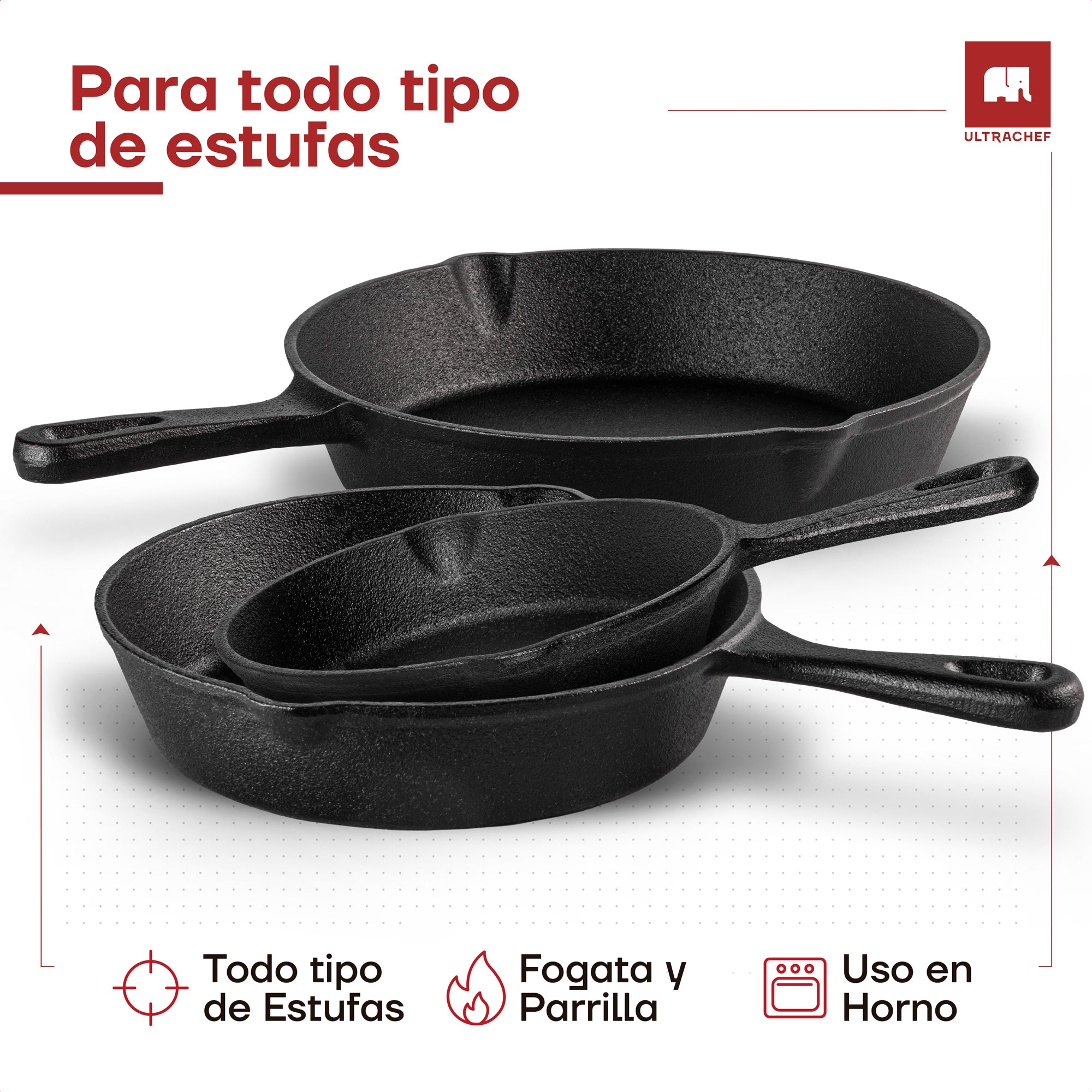 Set 3 Skillet